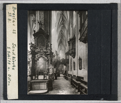 Vorschaubild Breslau (Wrocław): Sandkirche, Südseitenschiff nach Osten 